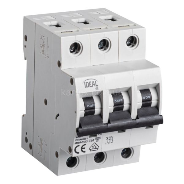 Автоматичний вимикач Kanlux 23154 Ideal TS KMB6-C16/3