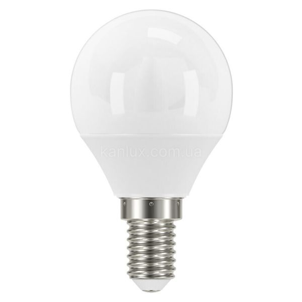 Лампа світлодіодна Kanlux 33735 потужністю 4.2W з серії IQ-LED. Типорозмір — G45 з цоколем E14, температура кольору — 4000K